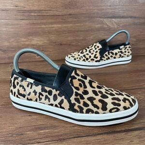 Keds x Kate Spade Leopard Print Slip-On Sneakers Women’s Size 7 Shoes